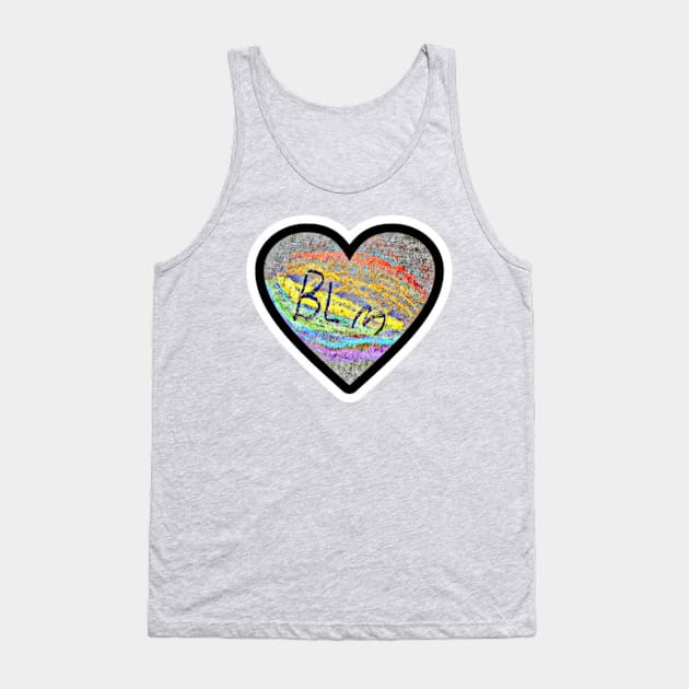 BLM 🖤 Pride - Double Sticker Black - Double-sided Tank Top by Subversive-Ware 